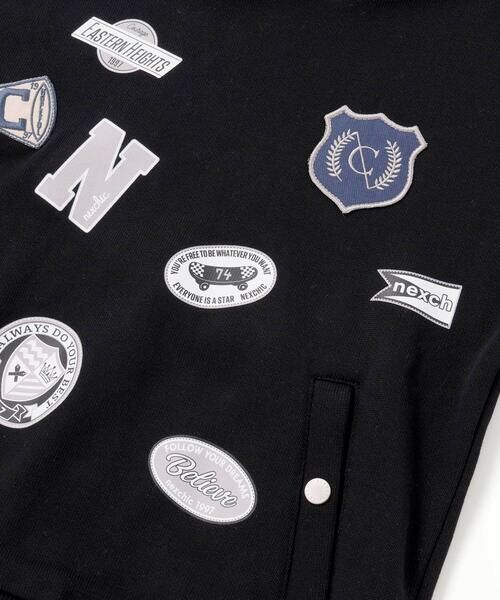 nexchic / ネクシック パーカー | ロゴバッチ裏毛フーディ(110~150cm) | 詳細4