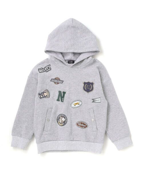 nexchic / ネクシック パーカー | ロゴバッチ裏毛フーディ(110~150cm) | 詳細12