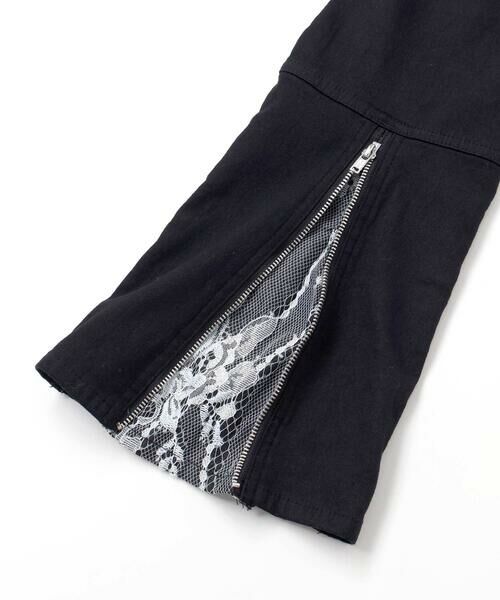 nexchic / ネクシック チノ・ワークパンツ | ツイル＆デニムジッパー付きパンツ(110~150cm) | 詳細5