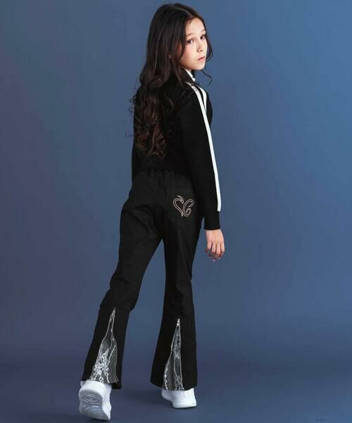 nexchic / ネクシック チノ・ワークパンツ | ツイル＆デニムジッパー付きパンツ(110~150cm) | 詳細1