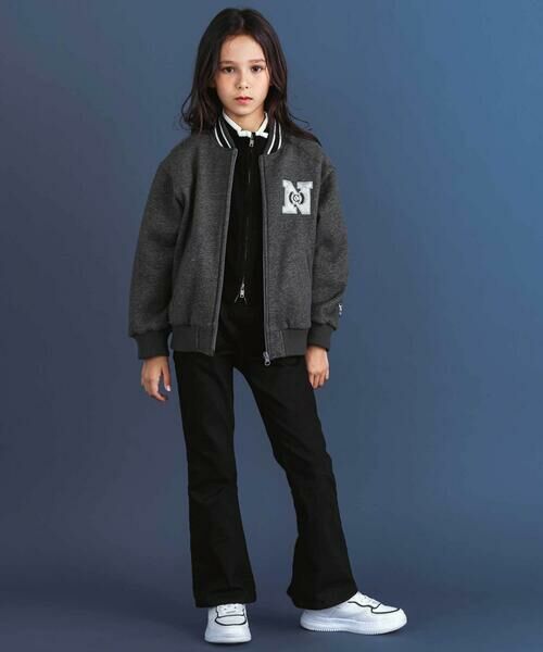 nexchic / ネクシック チノ・ワークパンツ | ツイル＆デニムジッパー付きパンツ(110~150cm) | 詳細2