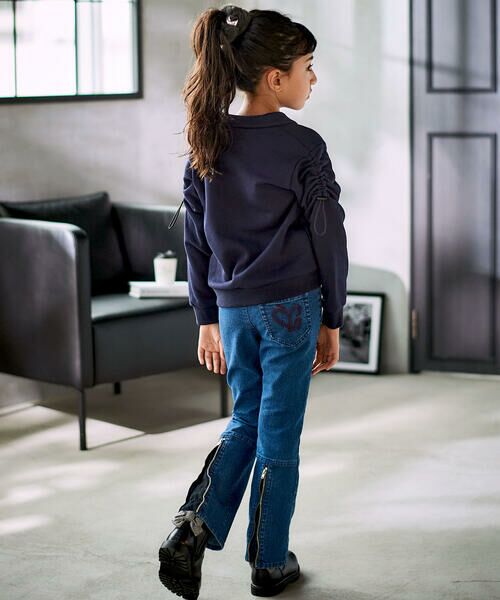 nexchic / ネクシック チノ・ワークパンツ | ツイル＆デニムジッパー付きパンツ(110~150cm) | 詳細9