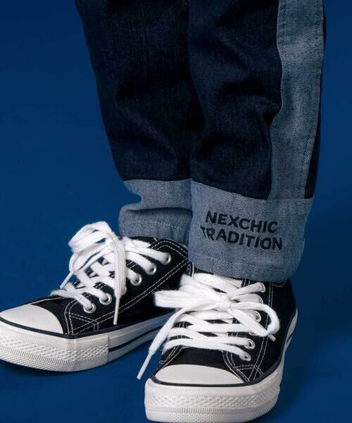 nexchic / ネクシック チノ・ワークパンツ | ツイル＆デニムテーパートパンツ(110~150cm) | 詳細2