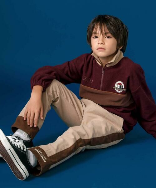 nexchic / ネクシック チノ・ワークパンツ | ツイル＆デニムテーパートパンツ(110~150cm) | 詳細7