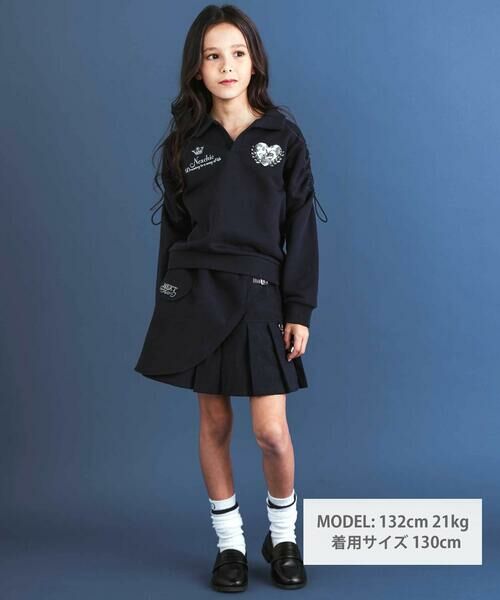 nexchic / ネクシック その他パンツ | レイヤードプリーツスカパン(110~150cm) | 詳細1