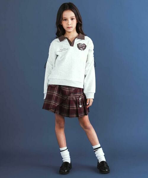 nexchic / ネクシック その他パンツ | レイヤードプリーツスカパン(110~150cm) | 詳細5