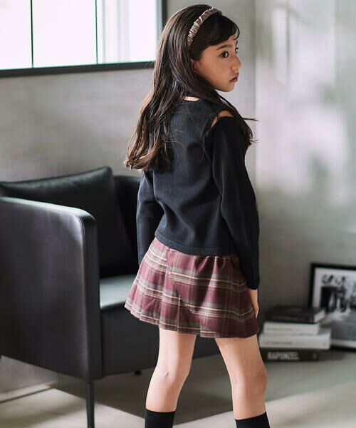 nexchic / ネクシック その他パンツ | レイヤードプリーツスカパン(110~150cm) | 詳細8