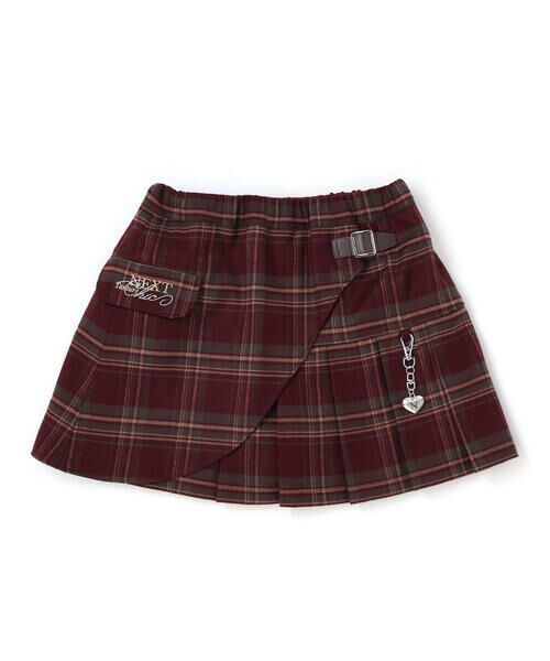 nexchic / ネクシック その他パンツ | レイヤードプリーツスカパン(110~150cm) | 詳細9