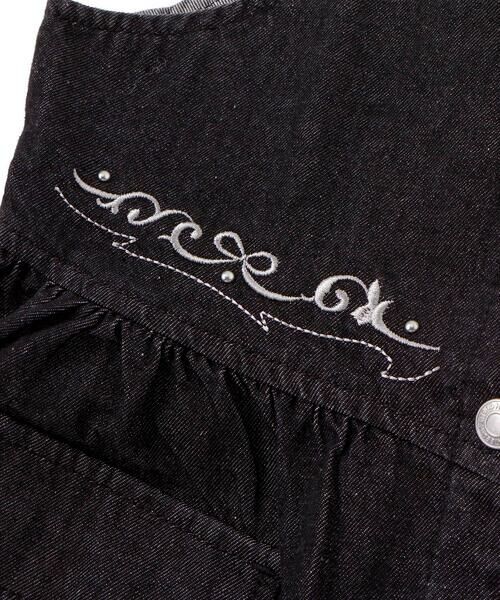 nexchic / ネクシック その他トップス | デニムビスチェ＋タック入り太パンツセットアップ(110~150cm) | 詳細9