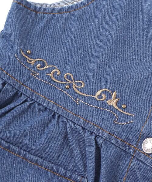 nexchic / ネクシック その他トップス | デニムビスチェ＋タック入り太パンツセットアップ(110~150cm) | 詳細14