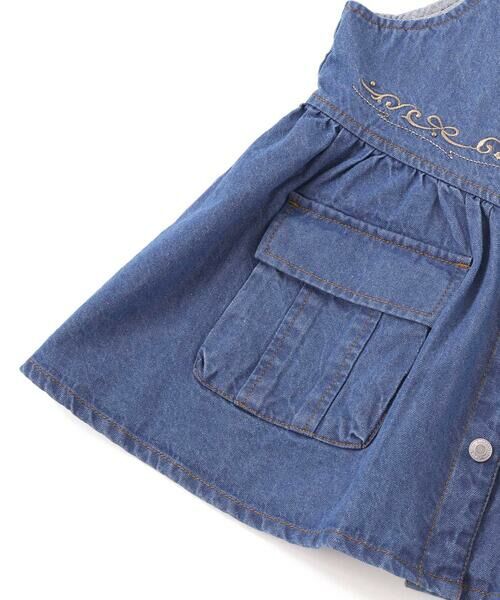 nexchic / ネクシック その他トップス | デニムビスチェ＋タック入り太パンツセットアップ(110~150cm) | 詳細15