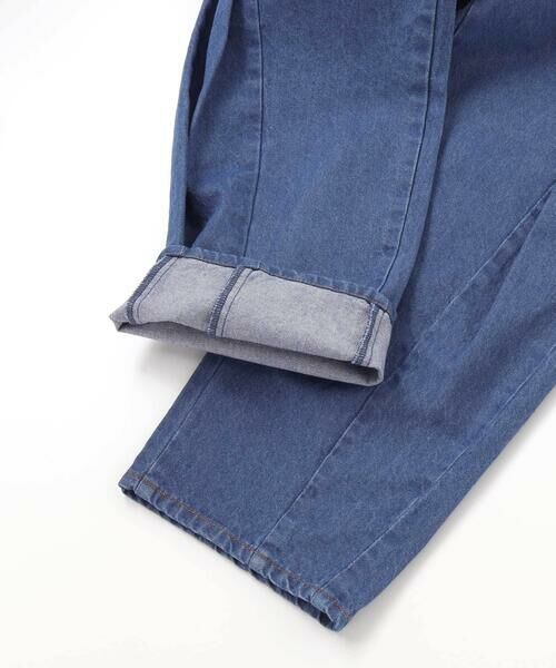 nexchic / ネクシック その他トップス | デニムビスチェ＋タック入り太パンツセットアップ(110~150cm) | 詳細20