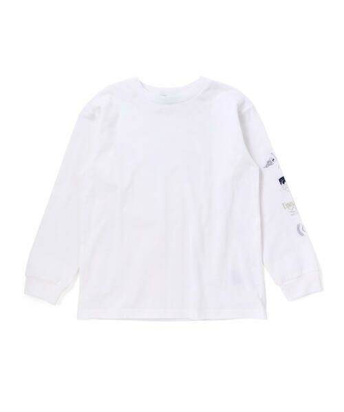 nexchic / ネクシック Tシャツ | ロゴ入り長袖Tシャツ＋マルチボーダー半袖Tシャツセット(110~150cm) | 詳細6