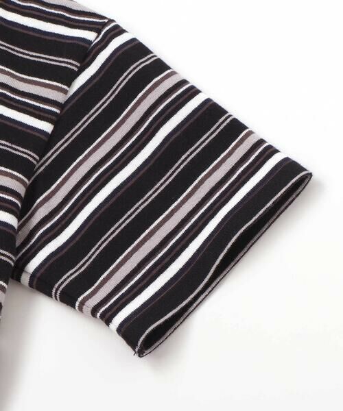 nexchic / ネクシック Tシャツ | ロゴ入り長袖Tシャツ＋マルチボーダー半袖Tシャツセット(110~150cm) | 詳細12