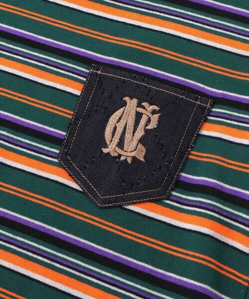 nexchic / ネクシック Tシャツ | ロゴ入り長袖Tシャツ＋マルチボーダー半袖Tシャツセット(110~150cm) | 詳細21