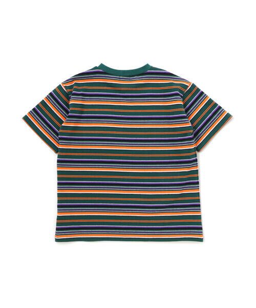 nexchic / ネクシック Tシャツ | ロゴ入り長袖Tシャツ＋マルチボーダー半袖Tシャツセット(110~150cm) | 詳細17