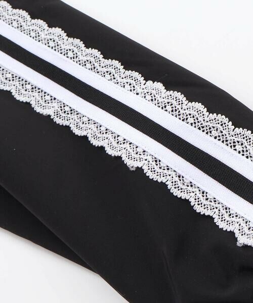 nexchic / ネクシック ノーカラージャケット | レースライン入りタフタジャケット(110~150cm) | 詳細9