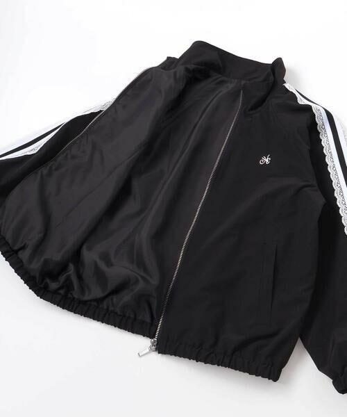 nexchic / ネクシック ノーカラージャケット | レースライン入りタフタジャケット(110~150cm) | 詳細13