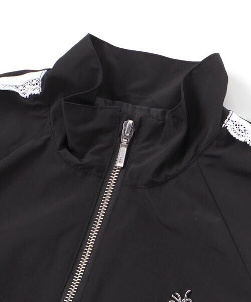 nexchic / ネクシック ノーカラージャケット | レースライン入りタフタジャケット(110~150cm) | 詳細6