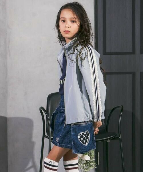 nexchic / ネクシック ノーカラージャケット | レースライン入りタフタジャケット(110~150cm) | 詳細17