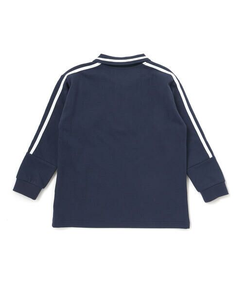 nexchic / ネクシック ポロシャツ | ミニ裏毛ハーフジップロゴ刺しゅうポロシャツ(110~150cm) | 詳細4