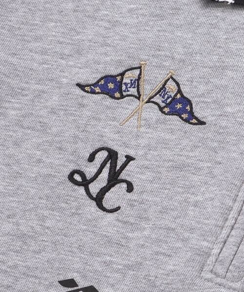 nexchic / ネクシック ポロシャツ | ミニ裏毛ハーフジップロゴ刺しゅうポロシャツ(110~150cm) | 詳細13