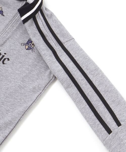 nexchic / ネクシック ポロシャツ | ミニ裏毛ハーフジップロゴ刺しゅうポロシャツ(110~150cm) | 詳細15