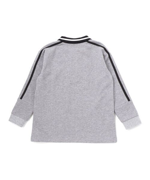 nexchic / ネクシック ポロシャツ | ミニ裏毛ハーフジップロゴ刺しゅうポロシャツ(110~150cm) | 詳細9