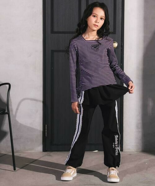 nexchic / ネクシック その他パンツ | レースライン入りタフタスカパン(110~150cm) | 詳細3