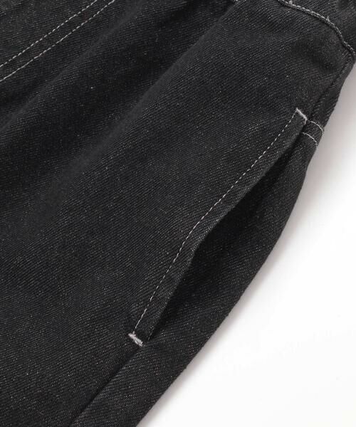 nexchic / ネクシック デニムパンツ | ボタンスリット開きワイドデニムパンツ(110~150cm) | 詳細8