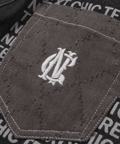 nexchic / ネクシック デニムパンツ | ボタンスリット開きワイドデニムパンツ(110~150cm) | 詳細10