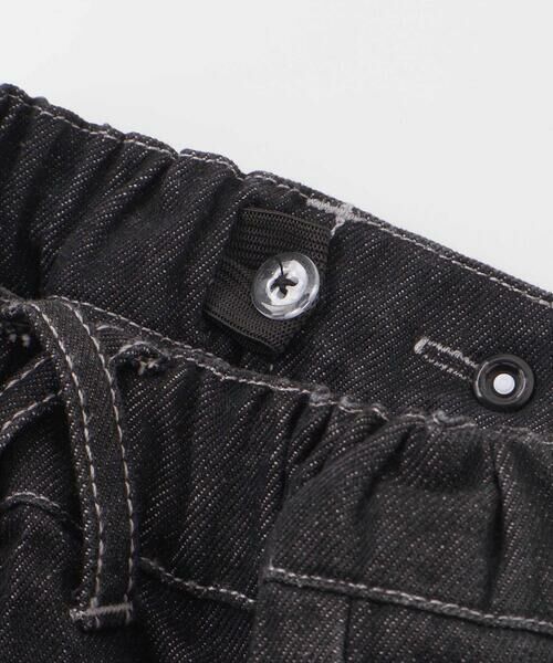nexchic / ネクシック デニムパンツ | ボタンスリット開きワイドデニムパンツ(110~150cm) | 詳細13