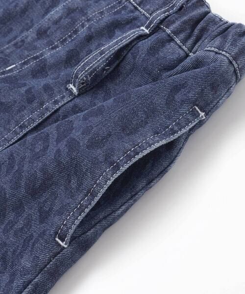 nexchic / ネクシック ショート・ハーフ・半端丈パンツ | ツイルヒョウ柄デニムショートパンツ(110~150cm) | 詳細13