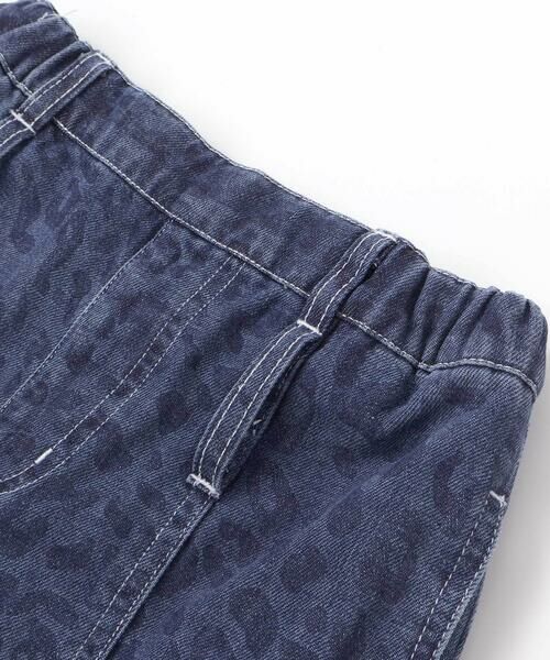 nexchic / ネクシック ショート・ハーフ・半端丈パンツ | ツイルヒョウ柄デニムショートパンツ(110~150cm) | 詳細14