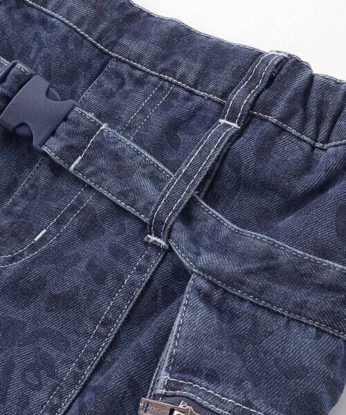nexchic / ネクシック ショート・ハーフ・半端丈パンツ | ツイルヒョウ柄デニムショートパンツ(110~150cm) | 詳細15