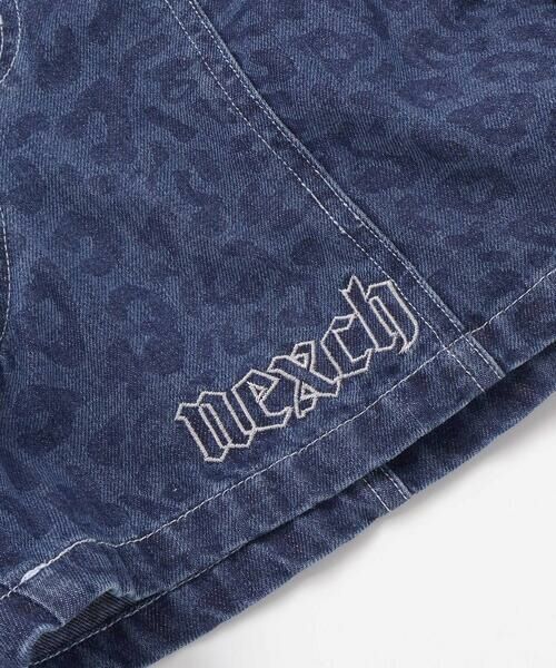 nexchic / ネクシック ショート・ハーフ・半端丈パンツ | ツイルヒョウ柄デニムショートパンツ(110~150cm) | 詳細16