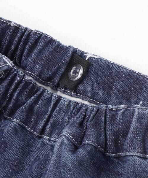 nexchic / ネクシック ショート・ハーフ・半端丈パンツ | ツイルヒョウ柄デニムショートパンツ(110~150cm) | 詳細17