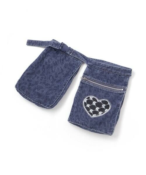 nexchic / ネクシック ショート・ハーフ・半端丈パンツ | ツイルヒョウ柄デニムショートパンツ(110~150cm) | 詳細18