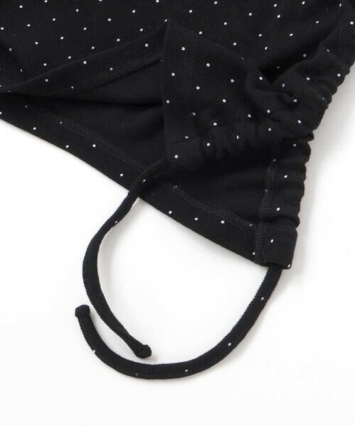 nexchic / ネクシック Tシャツ | スクエアネックサイドギャザーテレコ長袖Tシャツ(110~150cm) | 詳細11