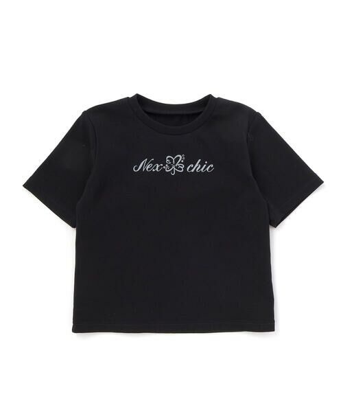 nexchic / ネクシック Tシャツ | チェックビスチェ＋スパンテレコ半袖Ｔシャツセット(110~150cm) | 詳細6