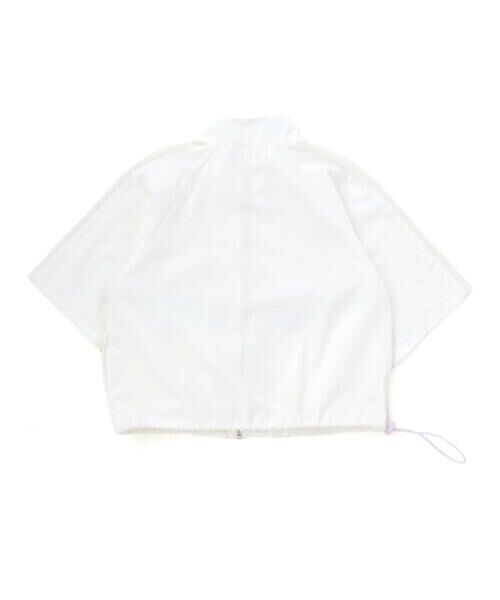 nexchic / ネクシック ノーカラージャケット | メッシュ切り替えタフタジップアップジャケット(110~150cm) | 詳細8