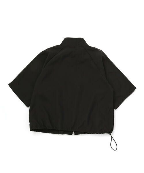 nexchic / ネクシック ノーカラージャケット | メッシュ切り替えタフタジップアップジャケット(110~150cm) | 詳細14