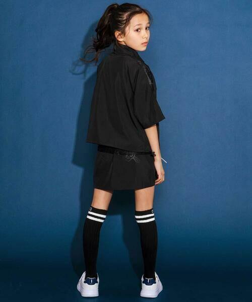 nexchic / ネクシック ノーカラージャケット | メッシュ切り替えタフタジップアップジャケット(110~150cm) | 詳細12