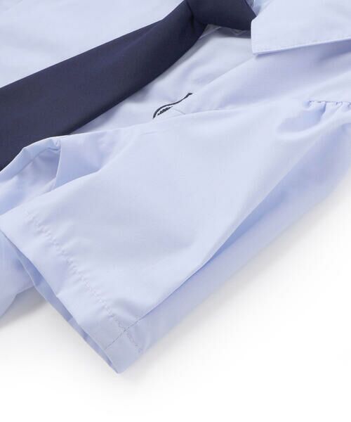 nexchic / ネクシック シャツ・ブラウス | ネクタイ付きブロード半袖シャツ(110~150cm) | 詳細14