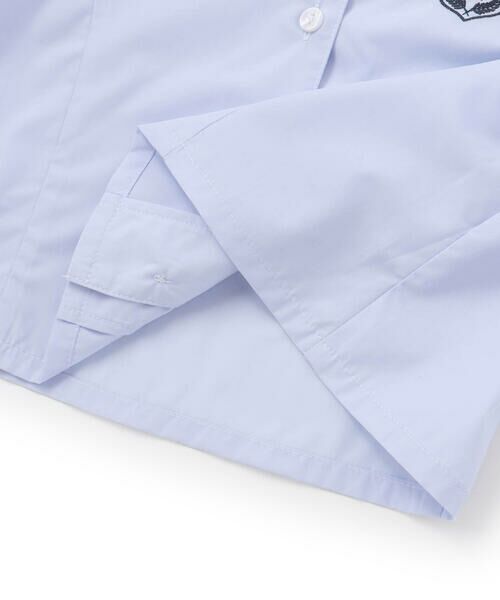 nexchic / ネクシック シャツ・ブラウス | ネクタイ付きブロード半袖シャツ(110~150cm) | 詳細16