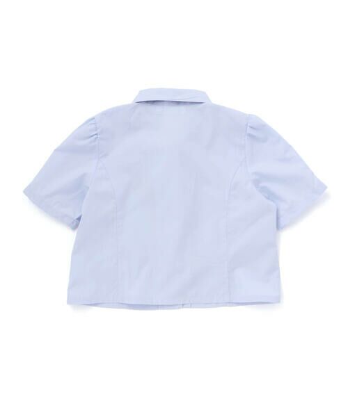 nexchic / ネクシック シャツ・ブラウス | ネクタイ付きブロード半袖シャツ(110~150cm) | 詳細10