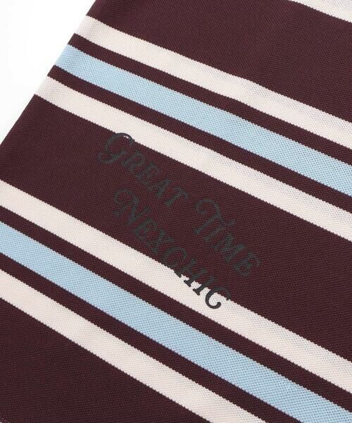 nexchic / ネクシック ポロシャツ | プリントカノコボーダーポロシャツ(110~150cm) | 詳細11
