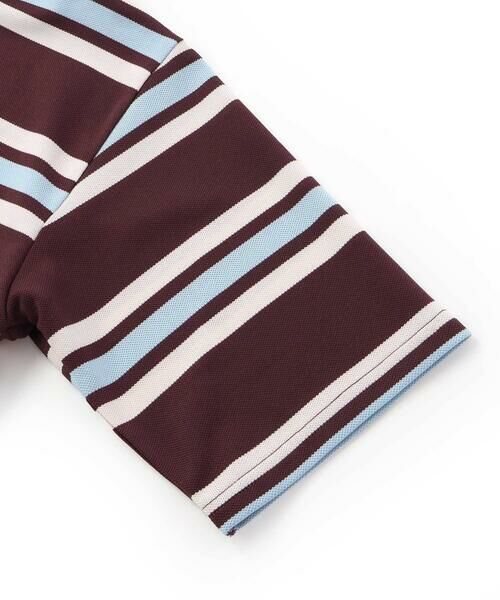 nexchic / ネクシック ポロシャツ | プリントカノコボーダーポロシャツ(110~150cm) | 詳細14