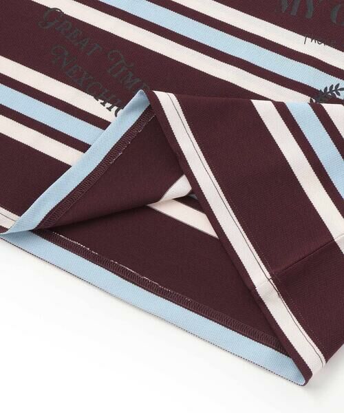 nexchic / ネクシック ポロシャツ | プリントカノコボーダーポロシャツ(110~150cm) | 詳細15