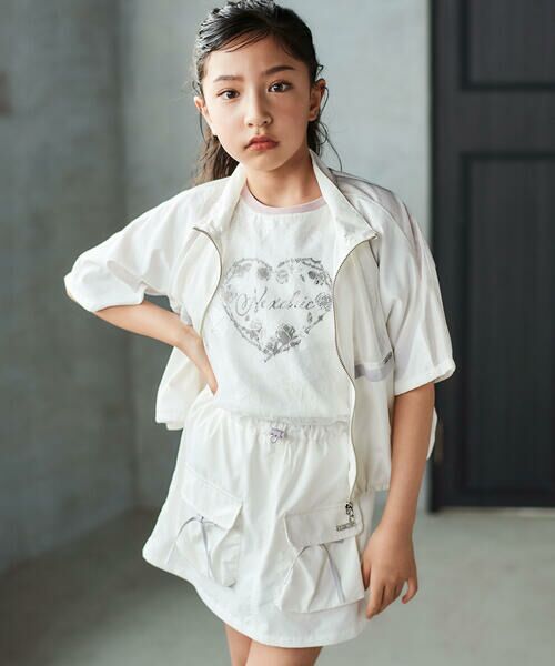 nexchic / ネクシック その他パンツ | ギャザーポケット付きタフタスカパン(110~150cm) | 詳細3